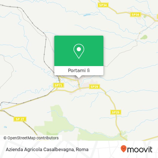 Mappa Azienda Agricola Casalbevagna