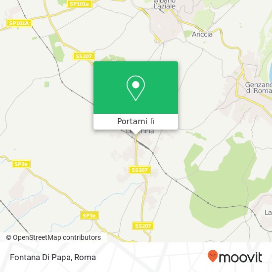 Mappa Fontana Di Papa