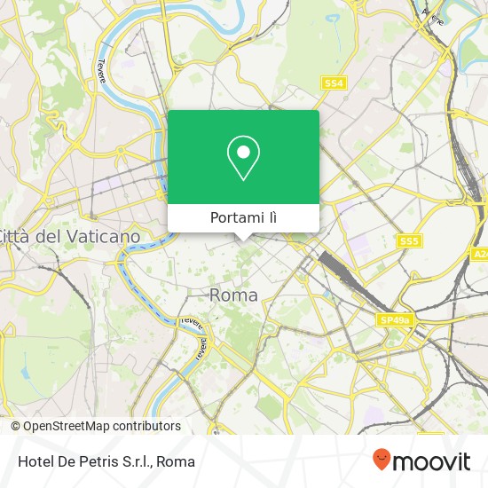 Mappa Hotel De Petris S.r.l.