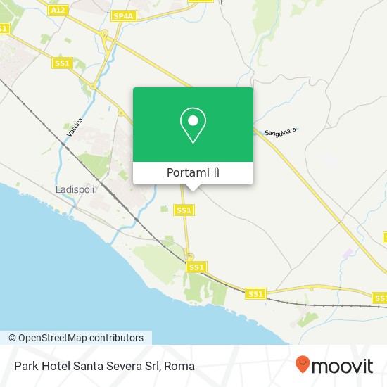 Mappa Park Hotel Santa Severa Srl