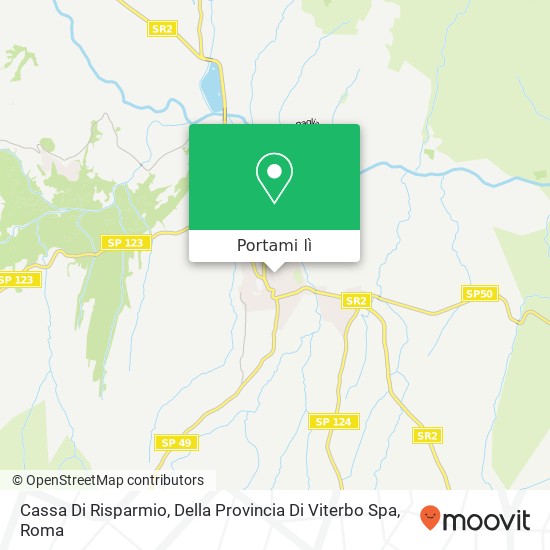 Mappa Cassa Di Risparmio, Della Provincia Di Viterbo Spa