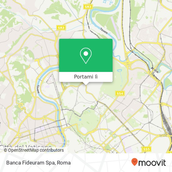 Mappa Banca Fideuram Spa