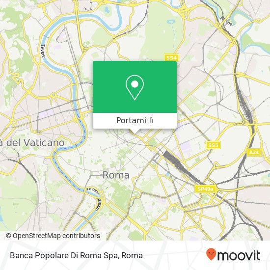 Mappa Banca Popolare Di Roma Spa