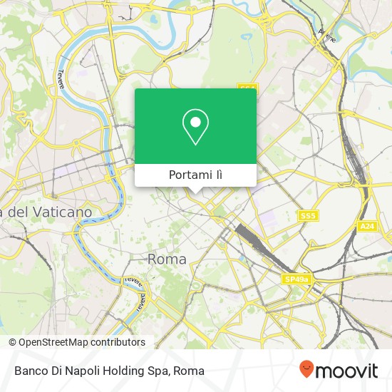 Mappa Banco Di Napoli Holding Spa