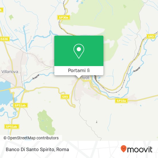 Mappa Banco Di Santo Spirito