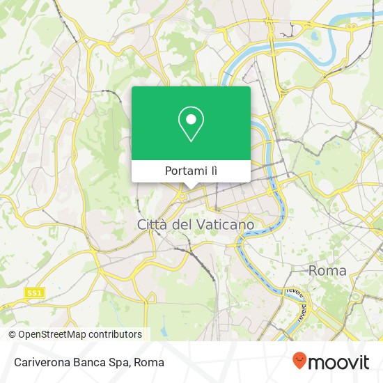Mappa Cariverona Banca Spa