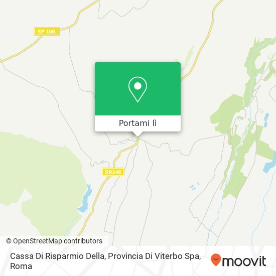 Mappa Cassa Di Risparmio Della, Provincia Di Viterbo Spa