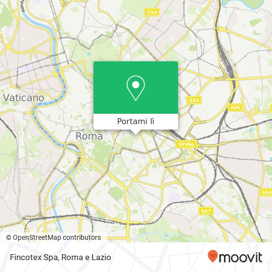 Mappa Fincotex Spa