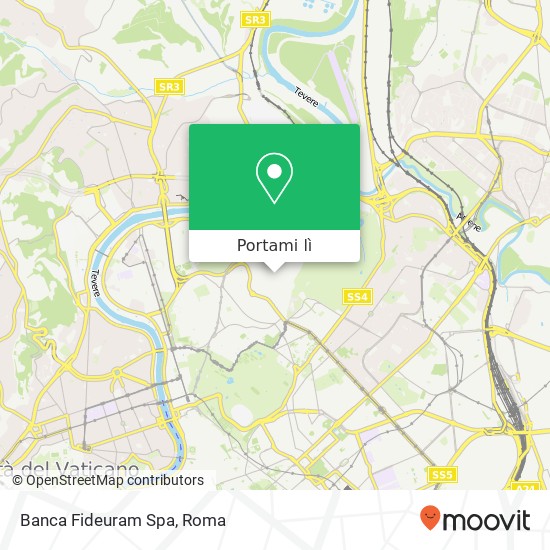 Mappa Banca Fideuram Spa