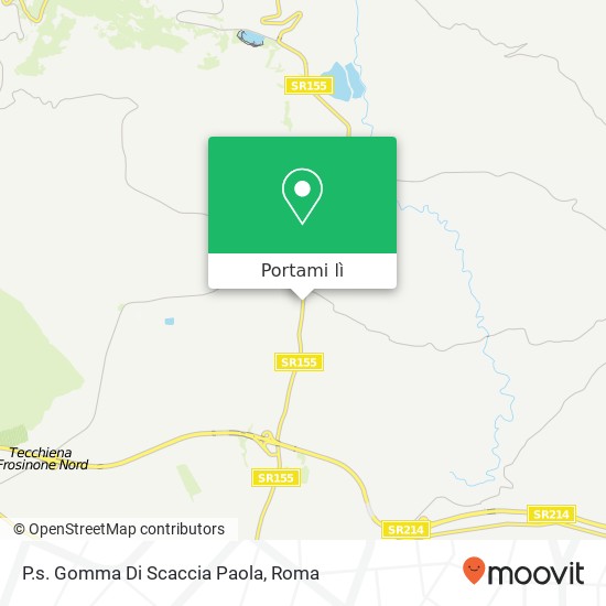 Mappa P.s. Gomma Di Scaccia Paola