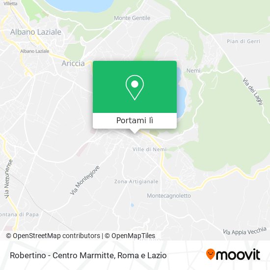 Mappa Robertino - Centro Marmitte