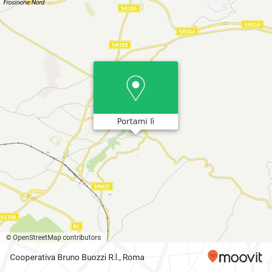 Mappa Cooperativa Bruno Buozzi R.l.