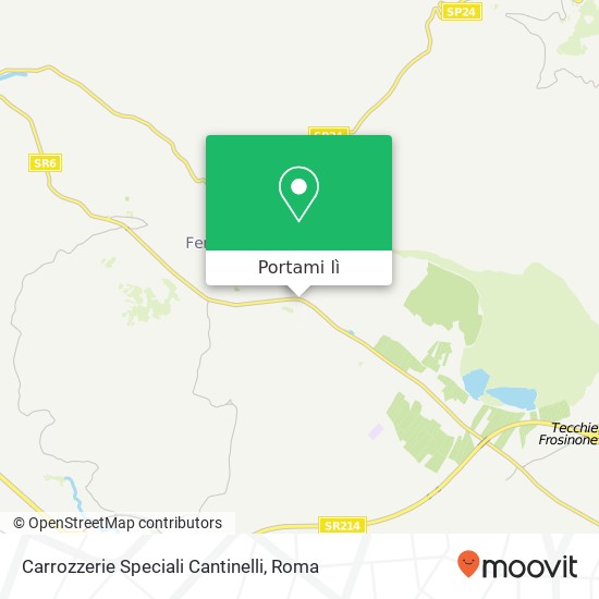 Mappa Carrozzerie Speciali Cantinelli
