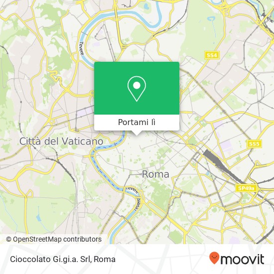 Mappa Cioccolato Gi.gi.a. Srl