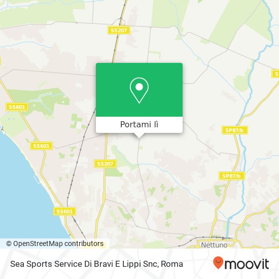 Mappa Sea Sports Service Di Bravi E Lippi Snc