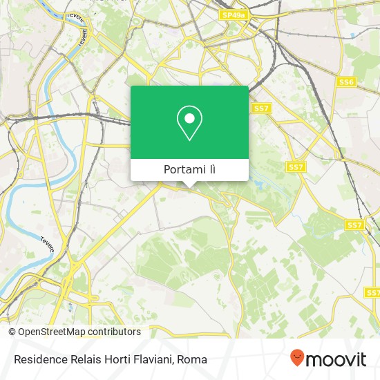 Mappa Residence Relais Horti Flaviani