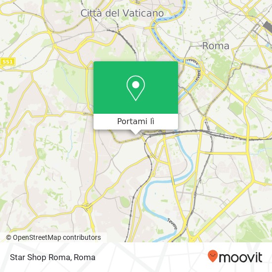Mappa Star Shop Roma