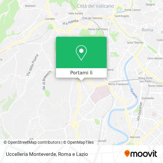 Mappa Uccelleria Monteverde