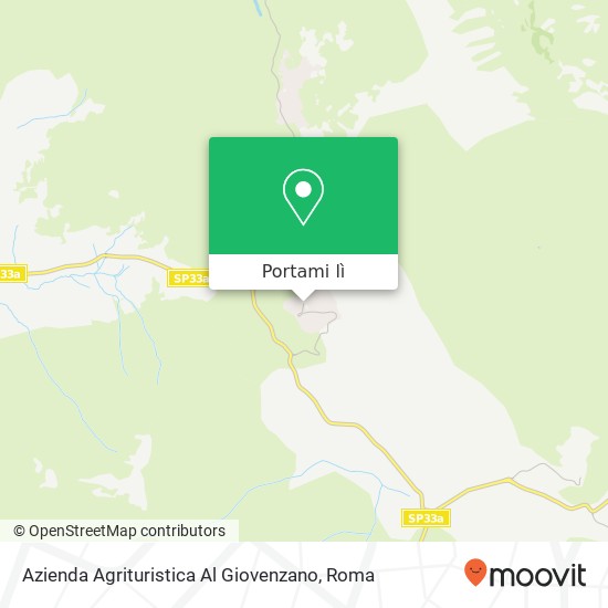 Mappa Azienda Agrituristica Al Giovenzano