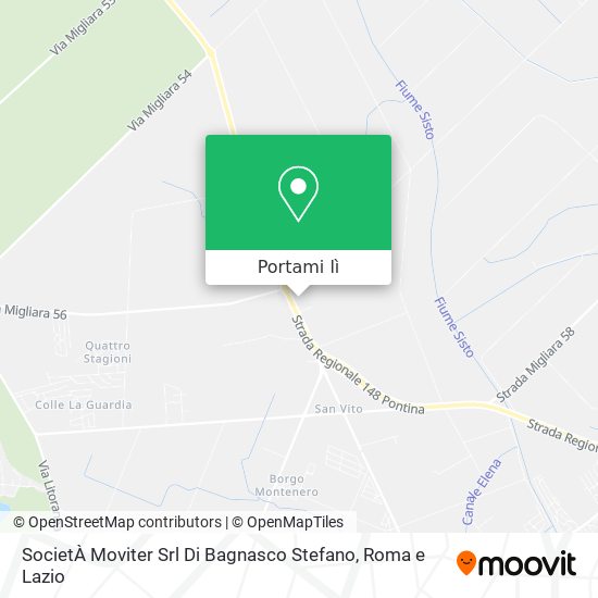 Mappa SocietÀ Moviter Srl Di Bagnasco Stefano