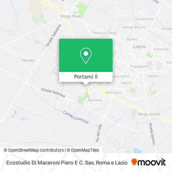 Mappa Ecostudio Di Maceroni Piero E C. Sas