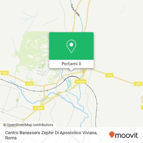 Mappa Centro Benessere Zephir Di Apostolico Viviana