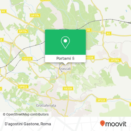 Mappa D'agostini Gastone