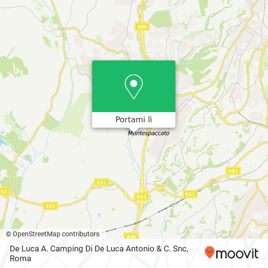 Mappa De Luca A. Camping Di De Luca Antonio & C. Snc