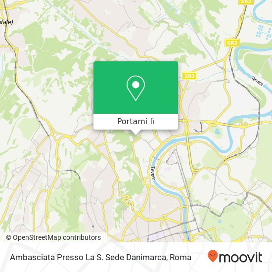 Mappa Ambasciata Presso La S. Sede Danimarca