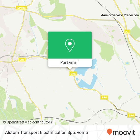 Mappa Alstom Transport Electrification Spa