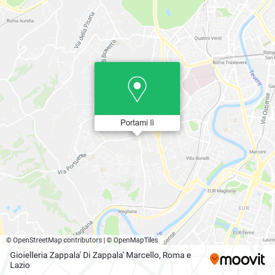 Mappa Gioielleria Zappala' Di Zappala' Marcello