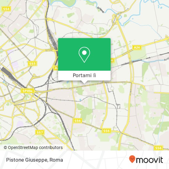 Mappa Pistone Giuseppe