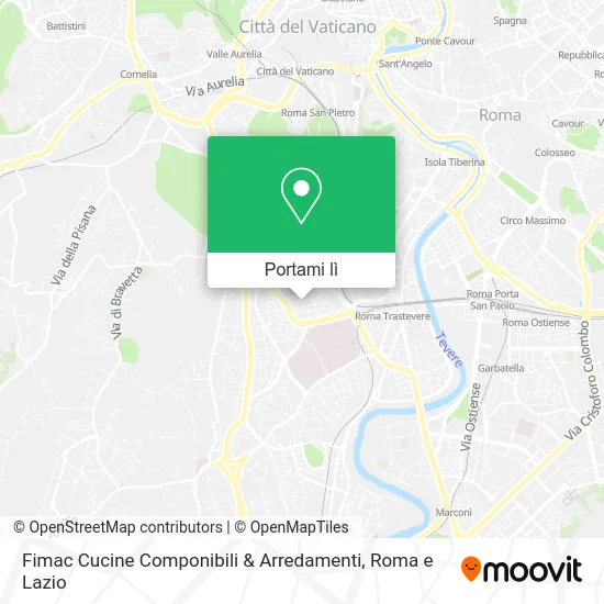 Mappa Fimac Cucine Componibili & Arredamenti