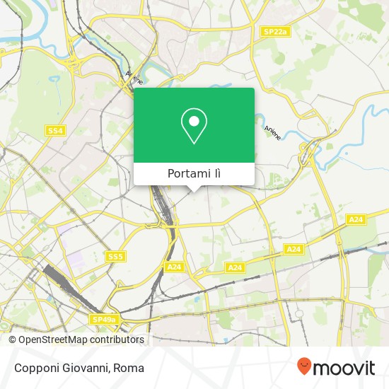 Mappa Copponi Giovanni