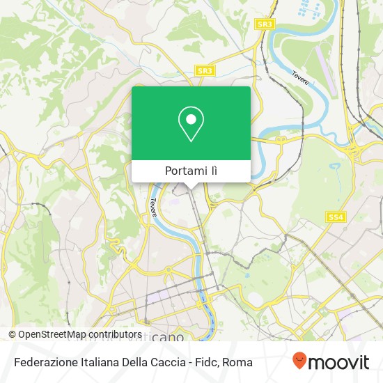 Mappa Federazione Italiana Della Caccia - Fidc