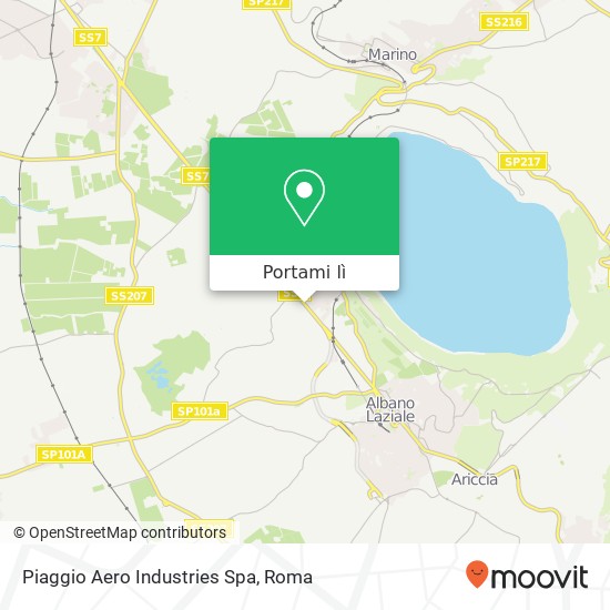 Mappa Piaggio Aero Industries Spa