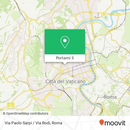 Mappa Via Paolo Sarpi / Via Rodi