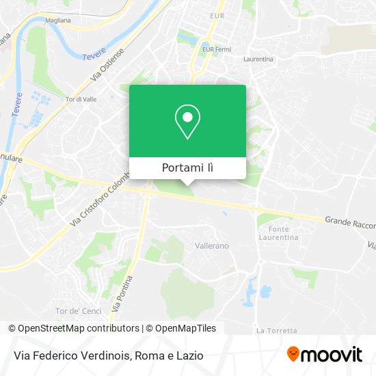 Mappa Via Federico Verdinois