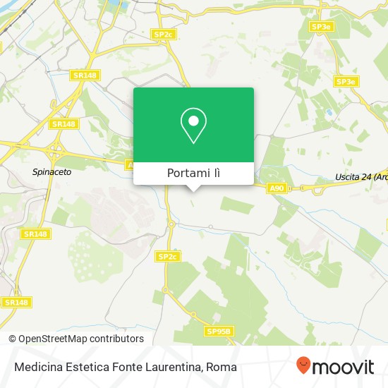 Mappa Medicina Estetica Fonte Laurentina