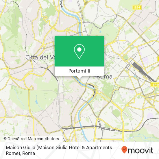 Mappa Maison Giulia (Maison Giulia Hotel & Apartments Rome)