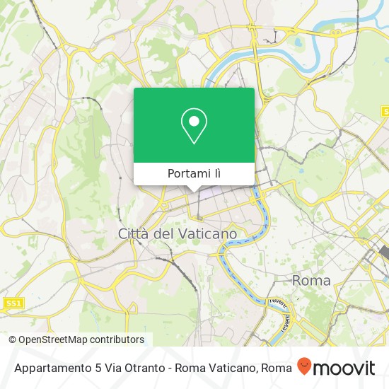 Mappa Appartamento 5 Via Otranto - Roma Vaticano