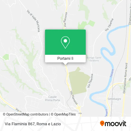 Mappa Via Flaminia 867