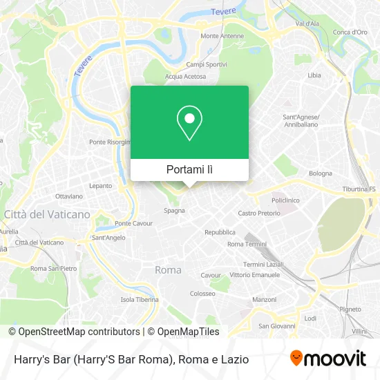 Mappa Harry's Bar (Harry'S Bar Roma)