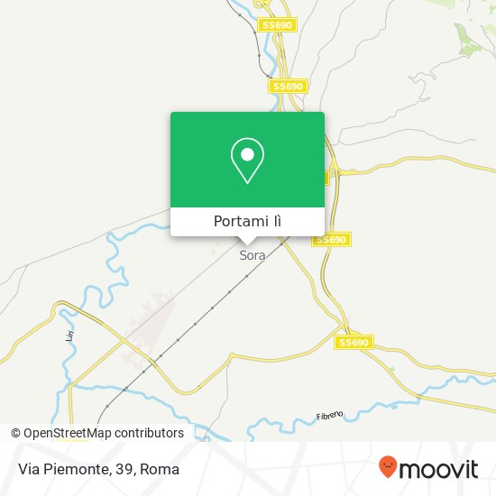 Mappa Via Piemonte, 39