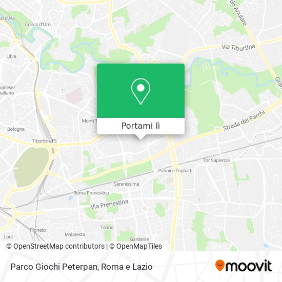 Mappa Parco Giochi Peterpan