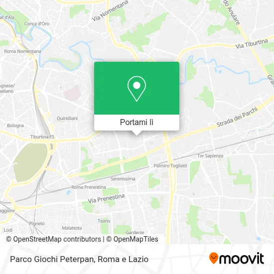 Mappa Parco Giochi Peterpan