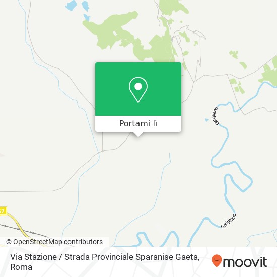 Mappa Via Stazione / Strada Provinciale Sparanise Gaeta