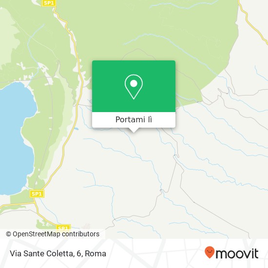Mappa Via Sante Coletta, 6