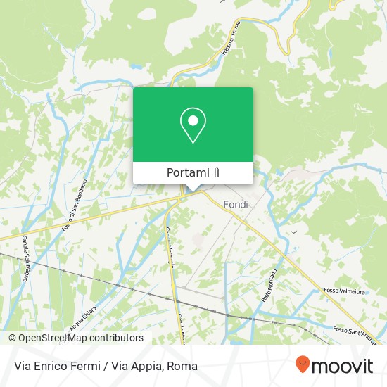 Mappa Via Enrico Fermi / Via Appia