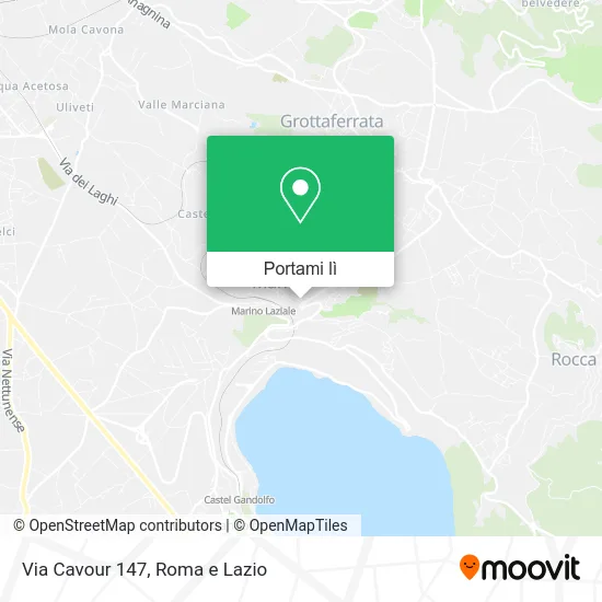 Mappa Via Cavour 147